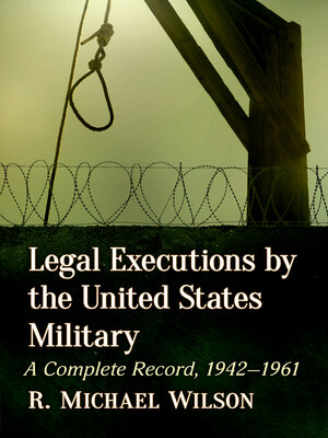 cover image of Legal Executions by the United States Military